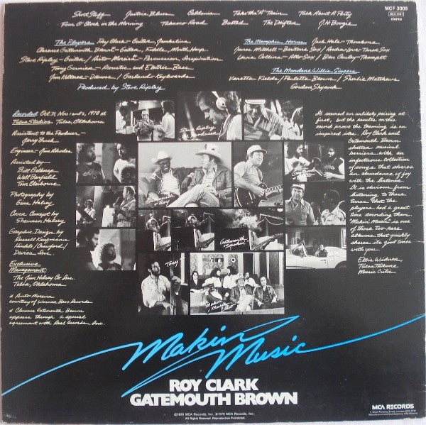 Roy Clark, Clarence "Gatemouth" Brown : Makin' Music (LP, Album)