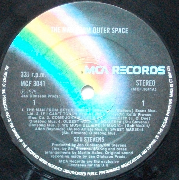 Stu Stevens : The Man From Outer Space (LP, Album)