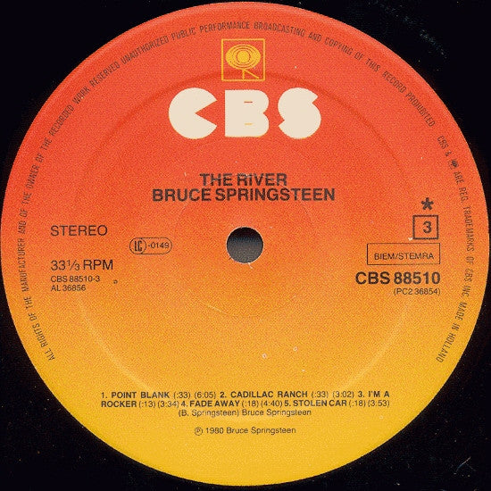 Bruce Springsteen : The River (2xLP, Album, M/Print)