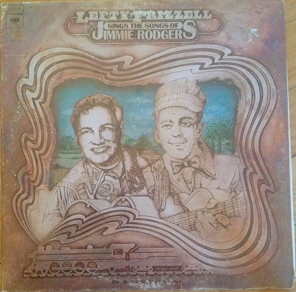 Lefty Frizzell : Lefty Frizzell Sings The Songs Of Jimmie Rodgers (LP, RE, Ter)