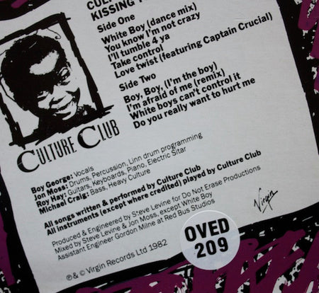 Culture Club : Kissing To Be Clever (LP, Album)