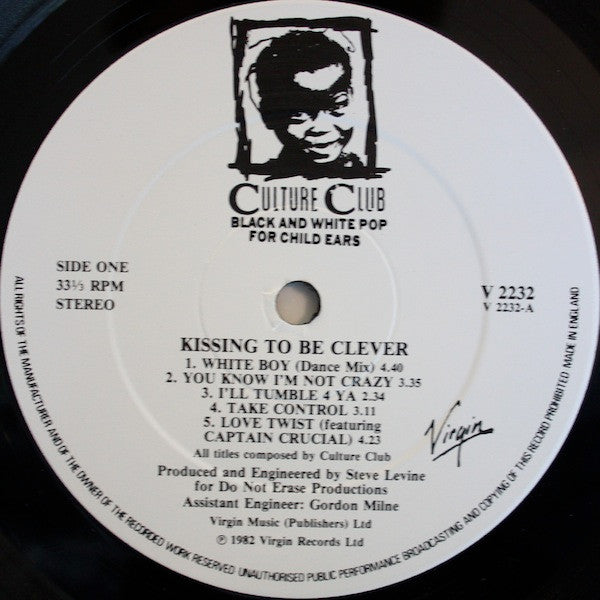 Culture Club : Kissing To Be Clever (LP, Album)
