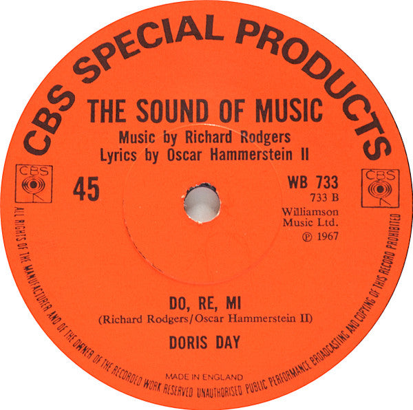 Ray Conniff & The Singers* / Doris Day : My Favourite Things / Do, Re, Mi (7", Single, Promo)