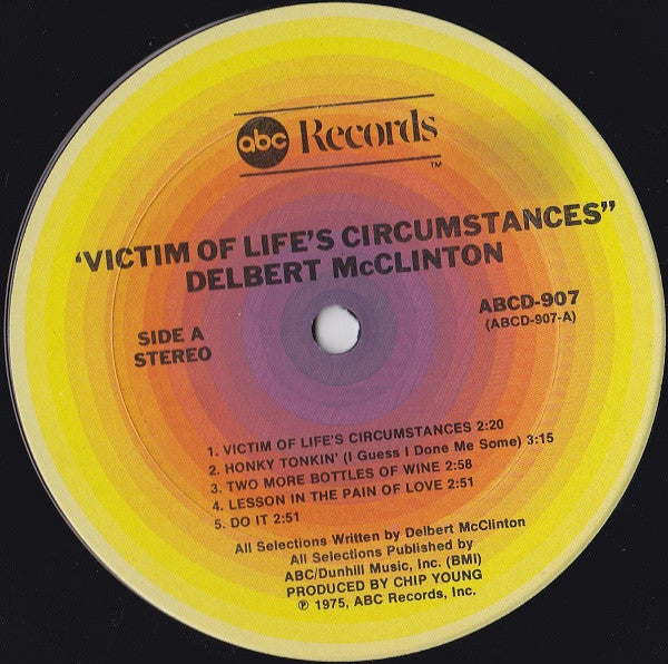 Delbert McClinton : Victim Of Life's Circumstances (LP, Album, Ter)