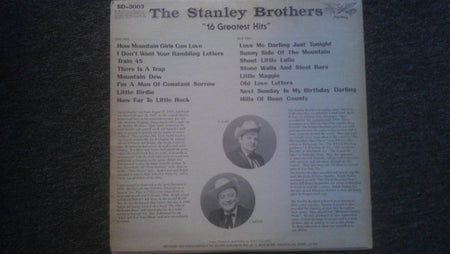 The Stanley Brothers : 16 Greatest Hits (LP, Comp, Blu)