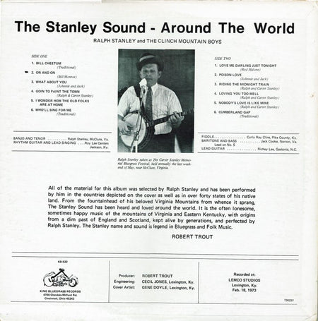 Ralph Stanley And The Clinch Mountain Boys : The Stanley Sound Around The World (LP, Album)