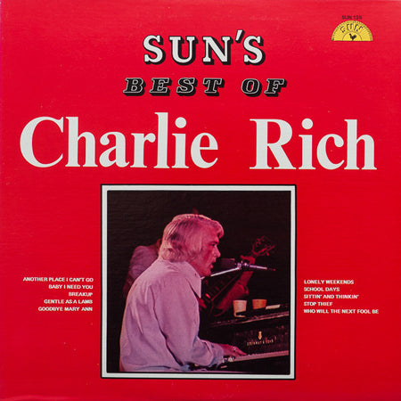 Charlie Rich : Sun's Best Of Charlie Rich (LP, Comp, Pre)