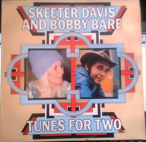 Skeeter Davis and Bobby Bare : Tunes For Two (LP, Album, RE)