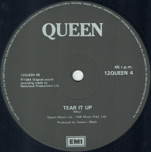 Queen : Hammer To Fall (12", Single)