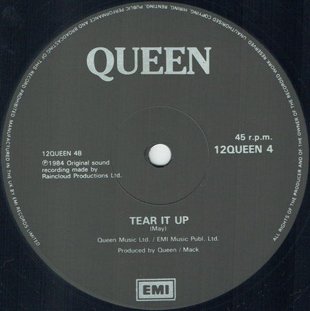 Queen : Hammer To Fall (12", Single)