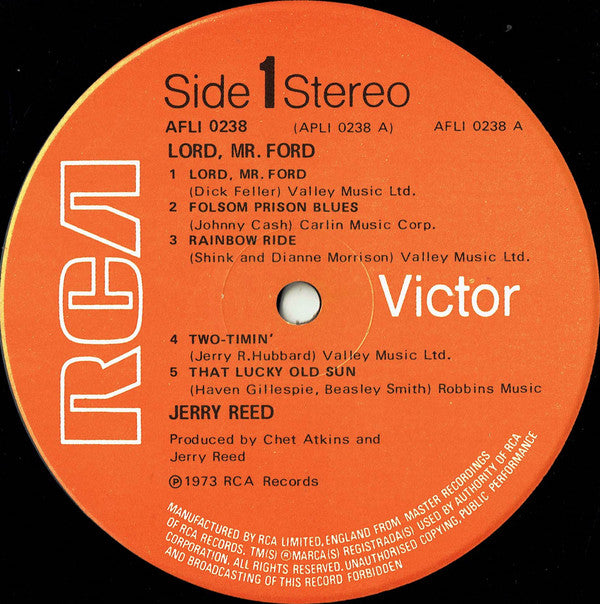 Jerry Reed : Lord, Mr. Ford (LP, Album)