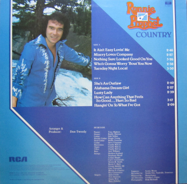 Ronnie Prophet : Ronnie Prophet Country (LP, Album)