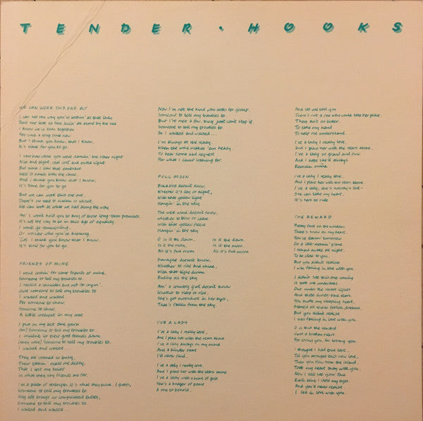 Gay And Terry Woods* : Tender Hooks (LP, Album)