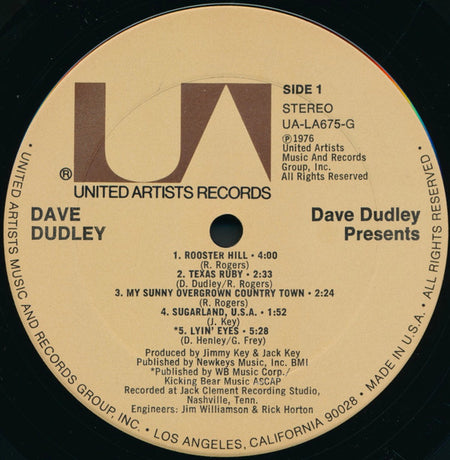 Dave Dudley : Dave Dudley Presents (LP, Album)