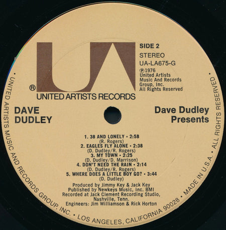 Dave Dudley : Dave Dudley Presents (LP, Album)