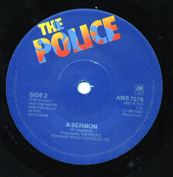 The Police : De Do Do Do, De Da Da Da (7", Single)