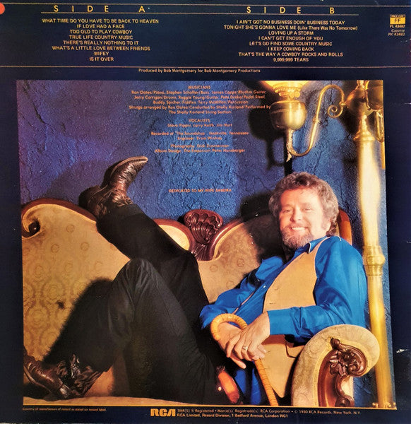 Razzy Bailey : Razzy (LP, Album)