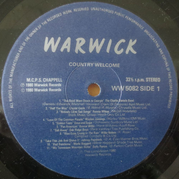 Various : Country Welcome (LP, Comp)