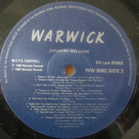 Various : Country Welcome (LP, Comp)