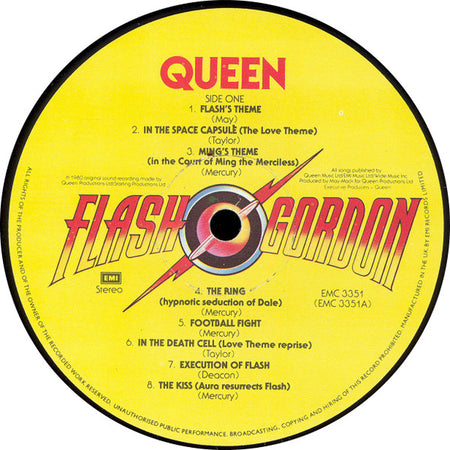 Queen : Flash Gordon (Original Soundtrack Music) (LP, Album)