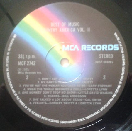 Various : Best Of Music Country America Vol II (LP, Comp)