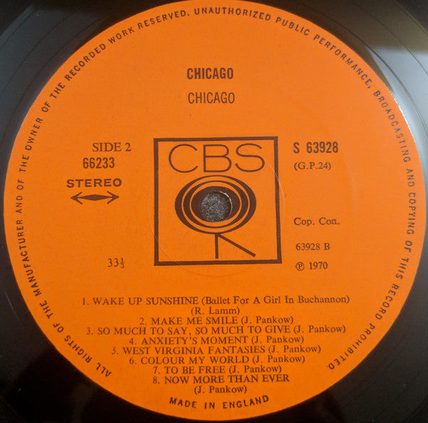 Chicago (2) : Chicago (2xLP, Album, Gat)
