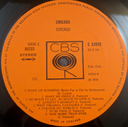 Chicago (2) : Chicago (2xLP, Album, Gat)