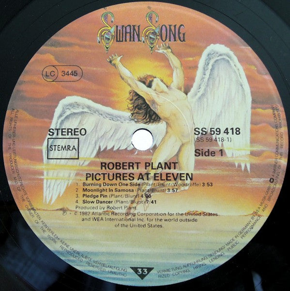 Robert Plant : Pictures At Eleven (LP, Album)