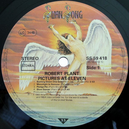 Robert Plant : Pictures At Eleven (LP, Album)