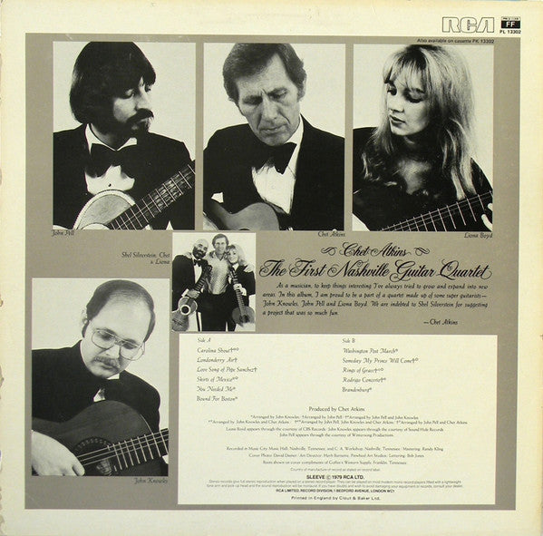 Chet Atkins : The First Nashville Guitar Quartet (LP, Album)