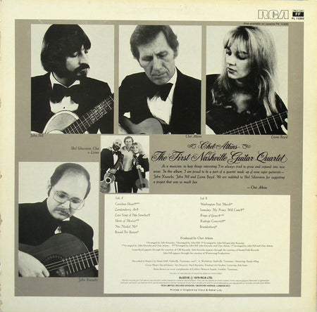 Chet Atkins : The First Nashville Guitar Quartet (LP, Album)