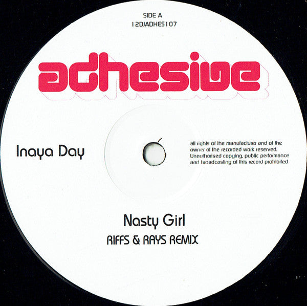 Inaya Day : Nasty Girl (2x12", Promo)