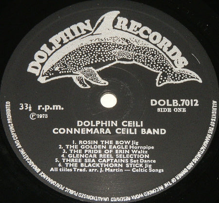 The Connemara Ceili Band : Dolphin Ceili (LP, Album)