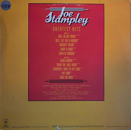 Joe Stampley : Greatest Hits (LP, Comp)