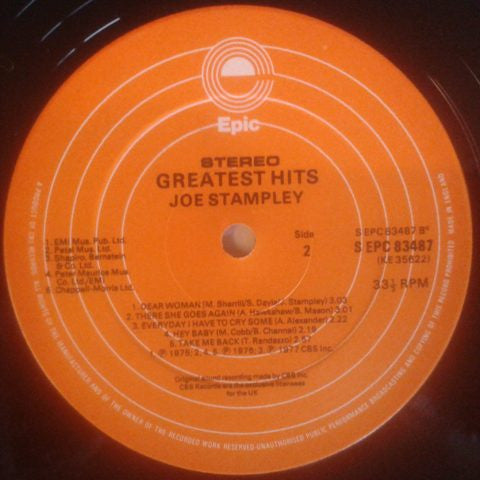Joe Stampley : Greatest Hits (LP, Comp)