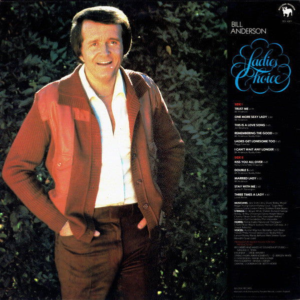 Bill Anderson (2) : Ladies Choice (LP, Album)
