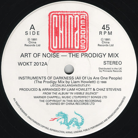 The Art Of Noise : Instruments Of Darkness (All Of Us Are One People) (The Prodigy Mix) (12", Single)