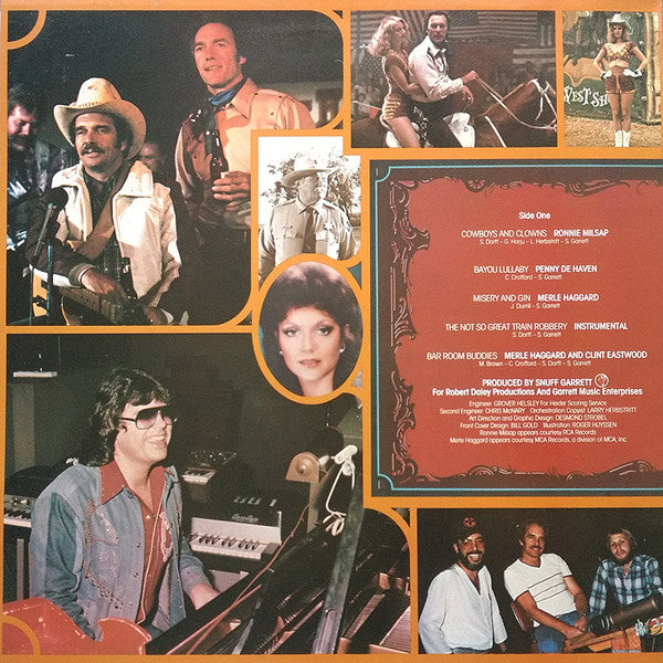 Various : The Original Music Soundtrack From Clint Eastwood's - Bronco Billy (LP, Album)