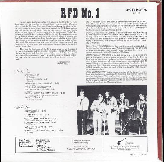 The RFD Boys : RFD No. 1 (LP, Album)