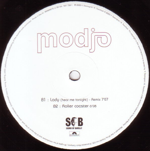 Modjo : Lady (Hear Me Tonight) (12")