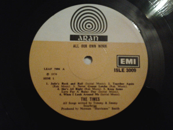 The Times (7) : All Our Own Work (LP, Album)