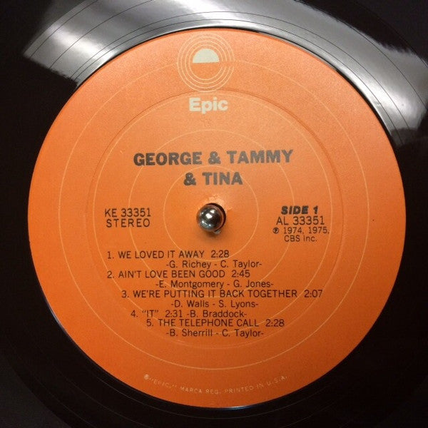George Jones & Tammy Wynette & Tina Byrd : George & Tammy & Tina (LP, Album)