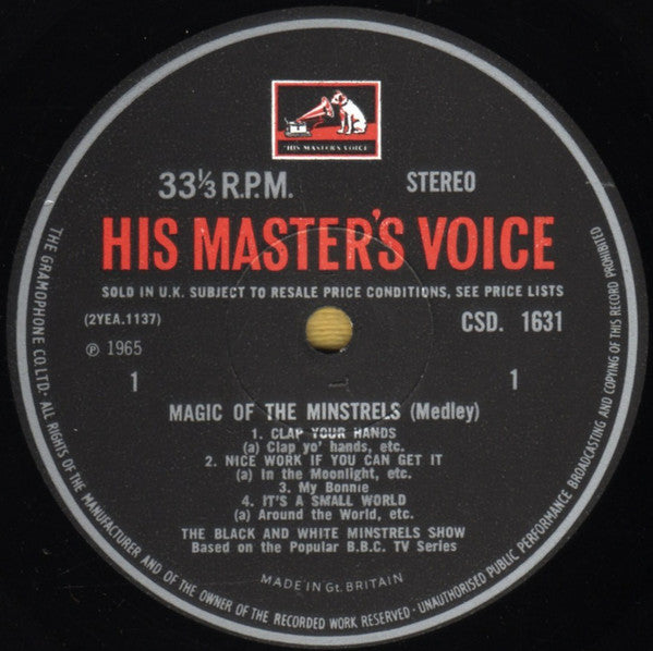 The George Mitchell Minstrels Featuring Tony Mercer, Dai Francis And John Boulter : Magic Of The Minstrels (LP, Album)