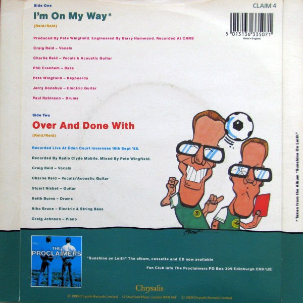 The Proclaimers : I'm On My Way (7", Single)