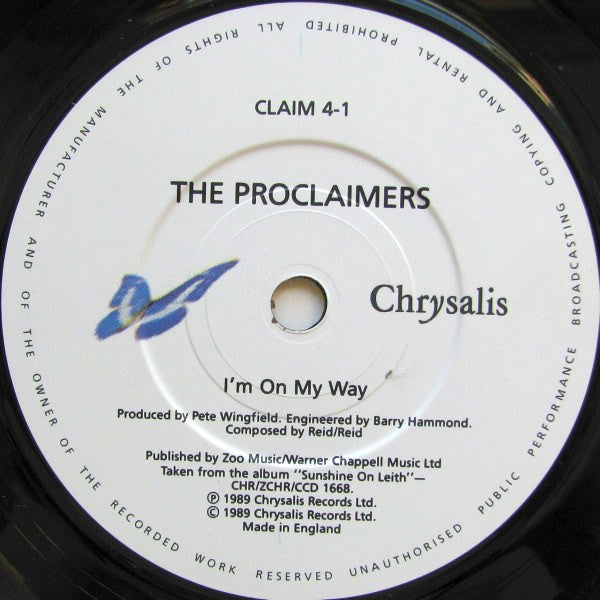 The Proclaimers : I'm On My Way (7", Single)