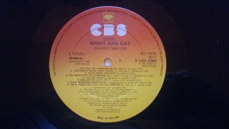 Johnny Mathis : Night & Day (LP, Comp)