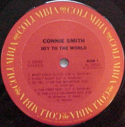 Connie Smith : Joy To The World (LP, Album)