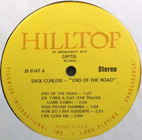 Dick Curless : End Of The Road (LP, Comp)