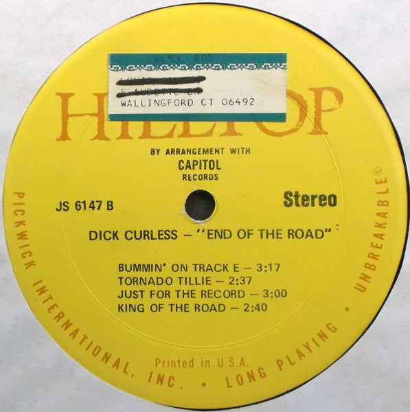 Dick Curless : End Of The Road (LP, Comp)