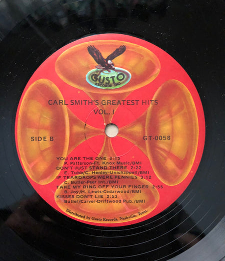 Carl Smith (3) : Greatest Hits - Vol. 1 (LP, Comp)